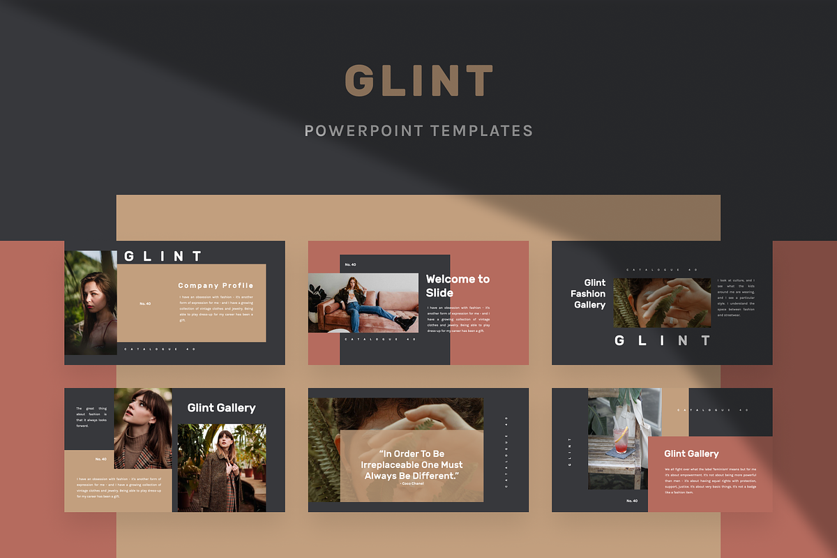 Glint Creative PowerPoint Template in PowerPoint Templates - product preview 8