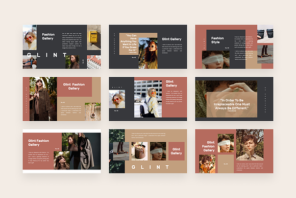 Glint Creative PowerPoint Template in PowerPoint Templates - product preview 2
