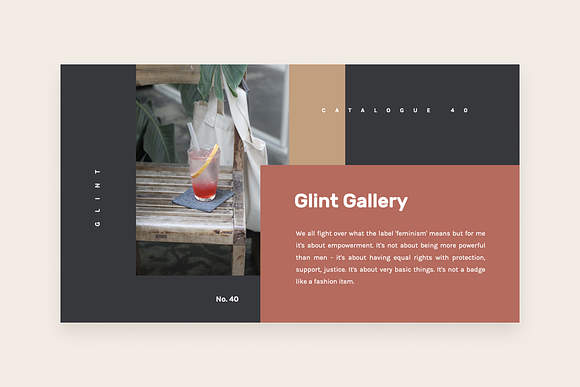 Glint Creative PowerPoint Template in PowerPoint Templates - product preview 4