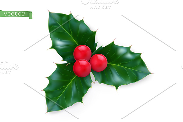 Christmas decoration. Vector icons