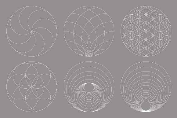 Circular Geometric Overlays in Print Mockups - product preview 3