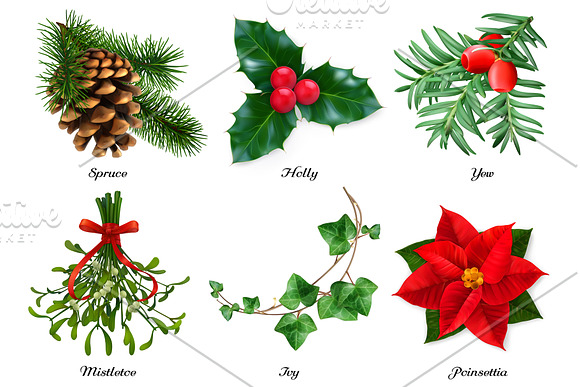Christmas decoration. Vector icons in Icons - product preview 4