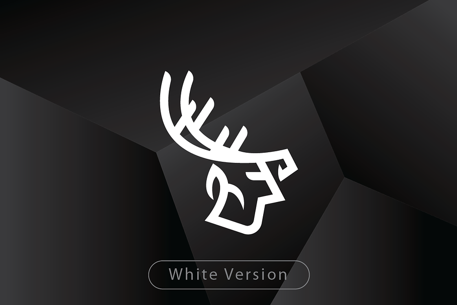 Deer Man Logo Template in Logo Templates - product preview 8