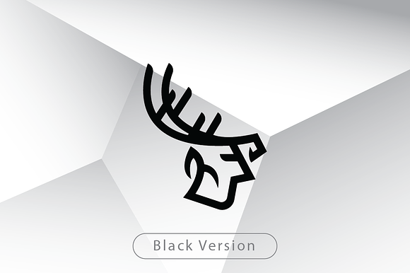 Deer Man Logo Template in Logo Templates - product preview 3