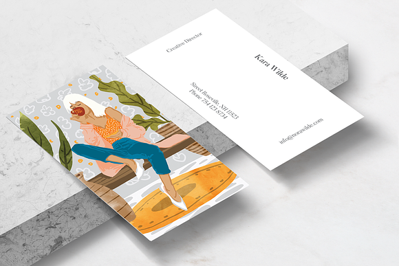 Boss Lady Business Card Template in Business Card Templates - product preview 1