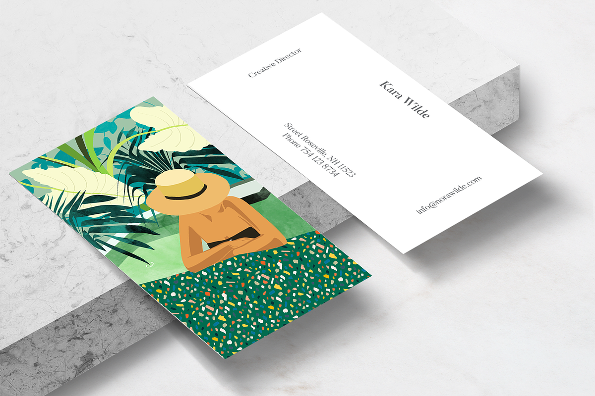 Chill Business Card Template in Business Card Templates - product preview 8