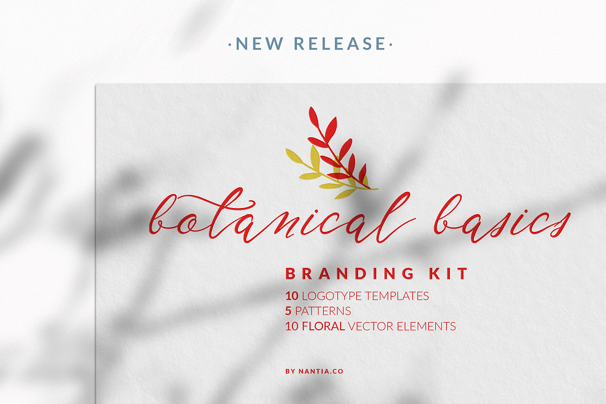Botanical Basics Branding Kit- Logos in Logo Templates - product preview 8