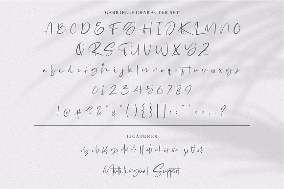 Gabrialle - Casual Script Font in Script Fonts - product preview 7