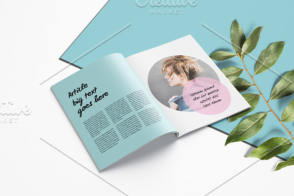 Fashion Lookbook V928 in Brochure Templates - product preview 4