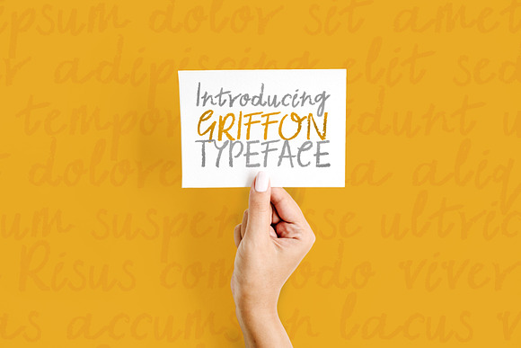 Griffon Chalk Typeface in Display Fonts - product preview 1