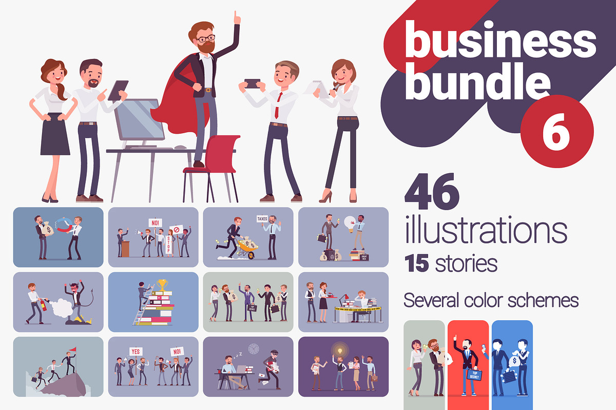 Business Illustrations Bundle Vol.6 in Illustrations - product preview 8