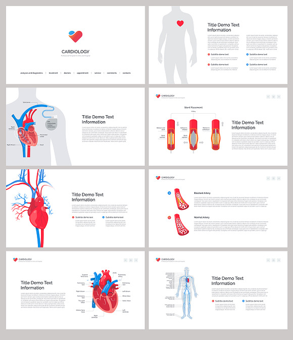 Cardiology PowerPoint in PowerPoint Templates - product preview 1