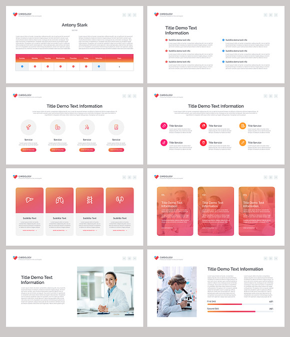 Cardiology Keynote in Keynote Templates - product preview 2