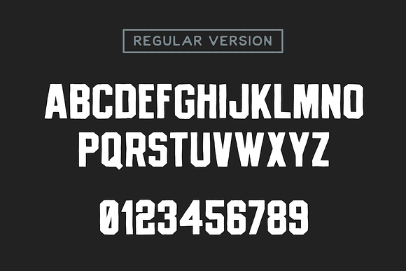 COLLEGE BLOCK—A Vintage Block Font in Block Fonts - product preview 2