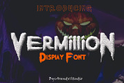 Vermillion Halloween Font