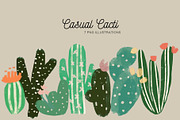 Casual Cacti Illustrations