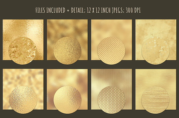 Soft gold textures in Textures - product preview 1