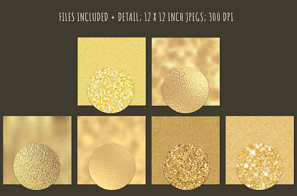 Soft gold textures in Textures - product preview 2