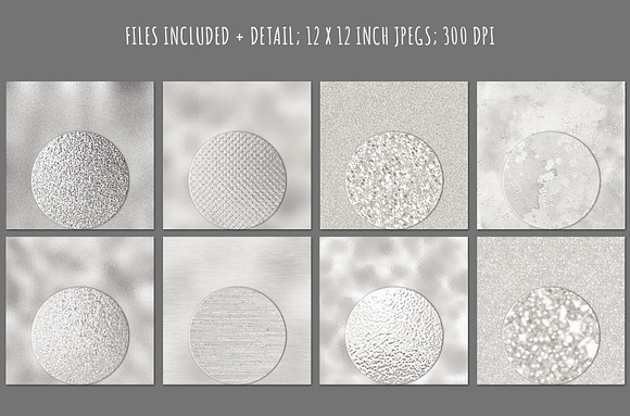 Silver foil and glitter in Textures - product preview 1