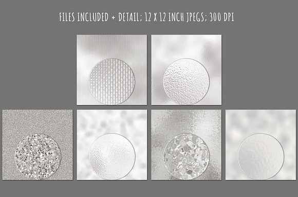 Silver foil and glitter in Textures - product preview 2