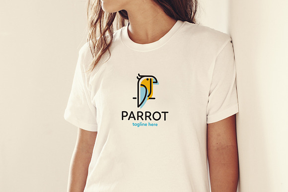 Parrot Bird Logo in Logo Templates - product preview 1