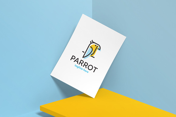 Parrot Bird Logo in Logo Templates - product preview 2