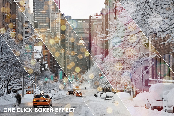 Snow and Bokeh Overlays & Brushes in Add-Ons - product preview 3