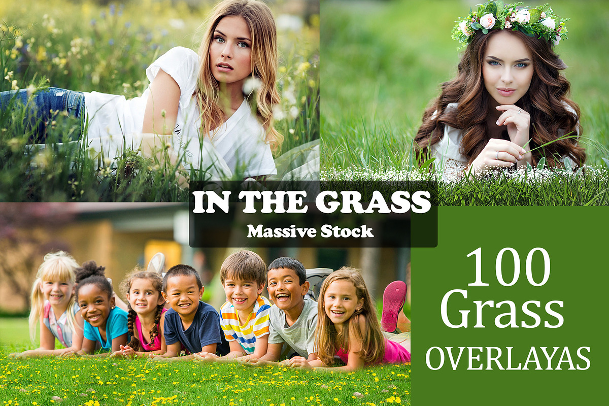 In the Grass Overlays, grass texture in Objects - product preview 8
