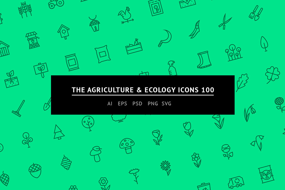 The Agriculture & Ecology Icons 100