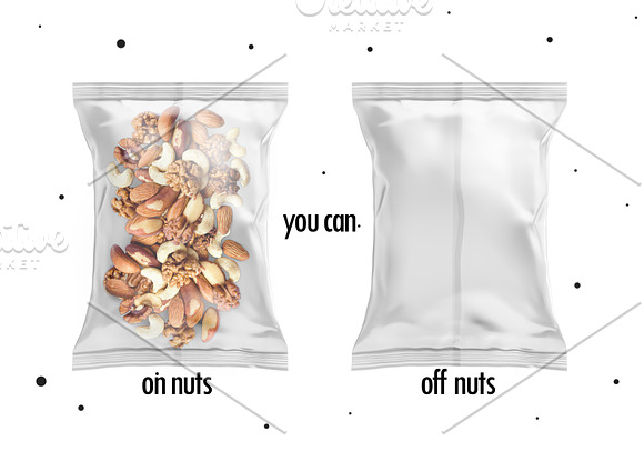Nuts Bag Mockup in Product Mockups - product preview 2