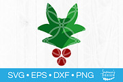 Christmas Holly SVG File Mistletoe