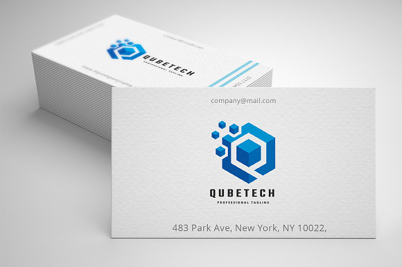 Qube Tech Q Letter Logo in Logo Templates - product preview 1