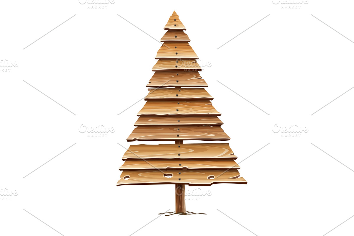 Christmas tree for holiday made. in Illustrations - product preview 8