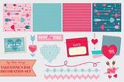 Big set of Valentine's Day designs