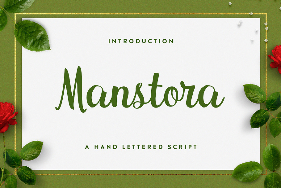 Manstora Script in Script Fonts - product preview 8
