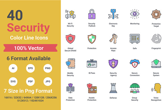 Security in Military Icons - product preview 4