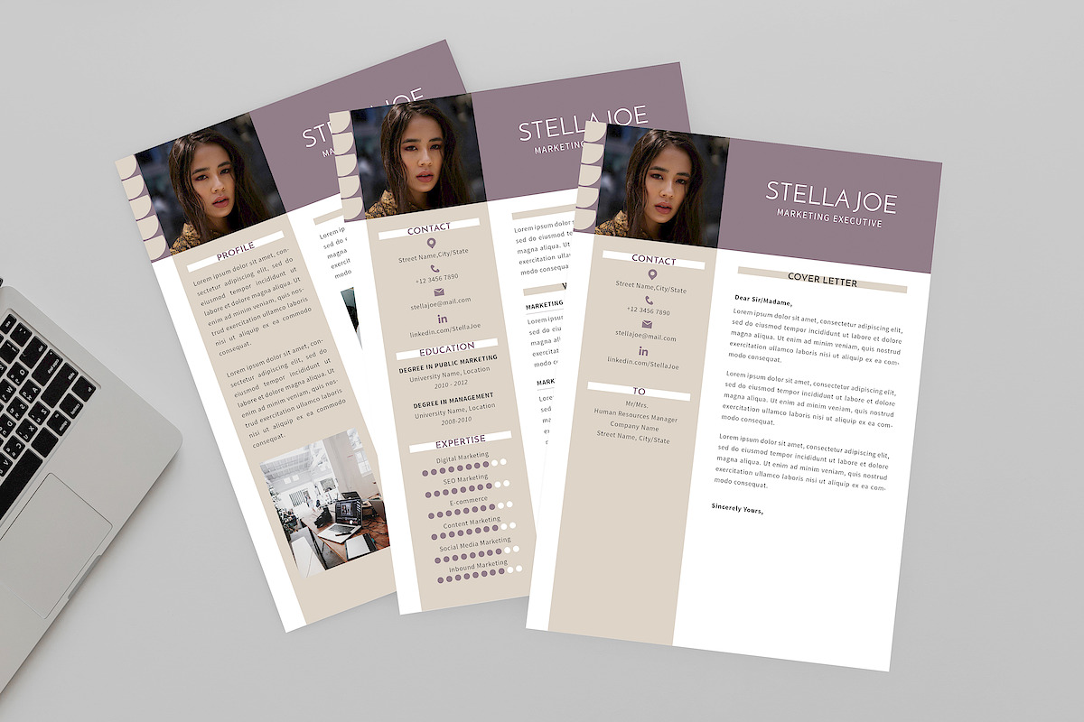 Marketing Executive Resume Designer in Resume Templates - product preview 8