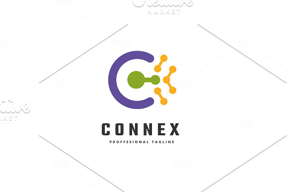 Connect C Letter Logo in Logo Templates - product preview 3