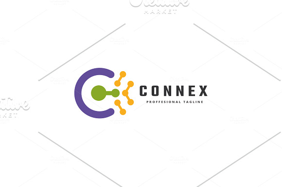 Connect C Letter Logo in Logo Templates - product preview 4