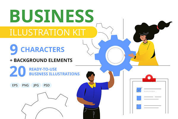 Business & Workflow Illustration Kit