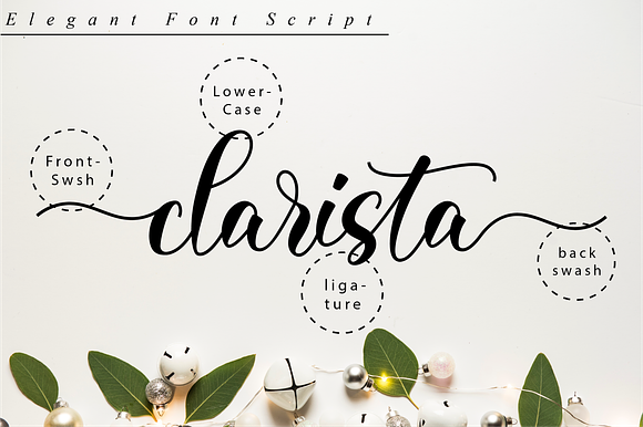 Clarista Script in Script Fonts - product preview 9