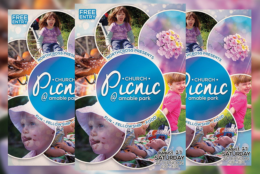 Church Picnic Flyer Vol. 2 in Flyer Templates - product preview 8