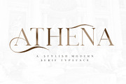 Athena - Stylish Modern Serif Font