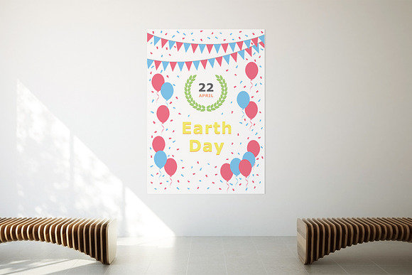 Earth Day - April 22 in Card Templates - product preview 3