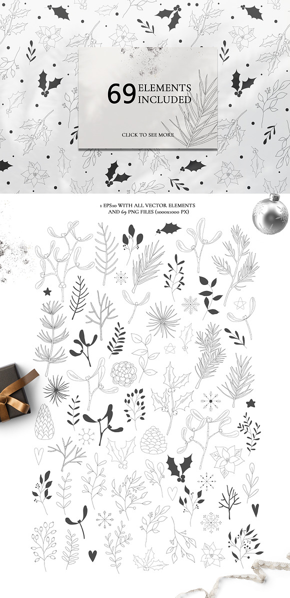 Christmas Holiday collection in Illustrations - product preview 8