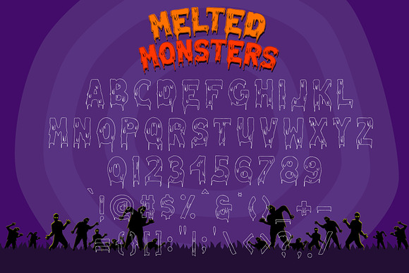Melted Monster - Halloween Pack in Display Fonts - product preview 7