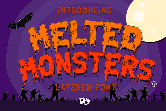Melted Monster - Halloween Pack in Display Fonts - product preview 8