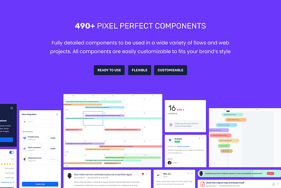 TREVA UI Kit & Design System in UI Kits and Libraries - product preview 2