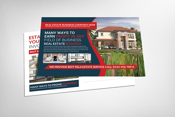 Multipurpose Business Postcards in Postcard Templates - product preview 5