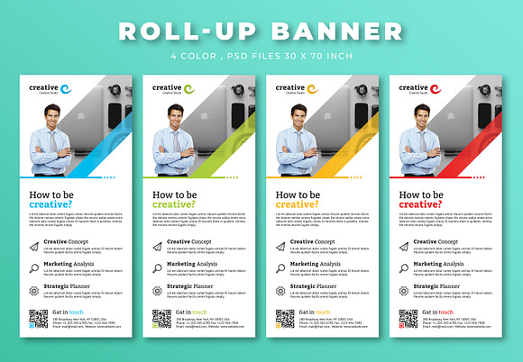 Roll Up Banner in Flyer Templates - product preview 2